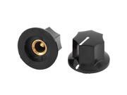 Global Bargains 2pcs 6mm Shaft Dia White Mark Control Volume Potentiometer Knobs Pots Black Global Bargains 2pcs 6mm Shaft Dia White Mark Control Volume Potentiometer Knobs Pots Black