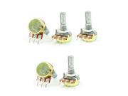 Unique Bargains B10K 10K Ohm Adjustment Single Linear Rotary Taper Potentiometer 5 Pcs Unique Bargains B10K 10K Ohm Adjustment Single Linear Rotary Taper Potentiometer 5 Pcs