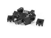 Unique Bargains Unique Bargains 10pcs 3 Pin Square Flashlight Torch Push Black Button Switch DC 30V 1A Unique Bargains Unique Bargains 10pcs 3 Pin Square Flashlight Torch Push Black Button Switch DC 30V 1A