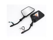 2 Pcs Black 360 Degree Multi-Angle Yellow Light Rearview Mirror for Suzuki 2 Pcs Black 360 Degree Multi-Angle Yellow Light Rearview Mirror for Suzuki