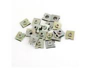 20pcs Spring Metal Cars Dashboard Panel Screw U-Clips Speed Nuts M6 20pcs Spring Metal Cars Dashboard Panel Screw U-Clips Speed Nuts M6
