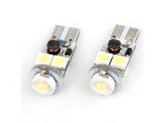 Unique Bargains 2 Pcs White T10 1W 4 LED 5050 SMD LED Car Dashboard Panel Light Lamp Unique Bargains 2 Pcs White T10 1W 4 LED 5050 SMD LED Car Dashboard Panel Light Lamp