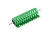Green 100W 2 Ohm 5% Aluminum Shell Wire Wound Resistor Green 100W 2 Ohm 5% Aluminum Shell Wire Wound Resistor