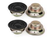 4 Pcs 3W 4 Ohm 40mm Round External Magnet Electronic Speakers Trumpet 4 Pcs 3W 4 Ohm 40mm Round External Magnet Electronic Speakers Trumpet