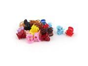 Lady Plastic 6 Claws Hairpin Mini Hair Claw Clip Clamp Assorted Color 24 PCS Lady Plastic 6 Claws Hairpin Mini Hair Claw Clip Clamp Assorted Color 24 PCS