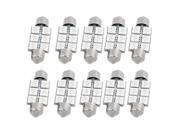 Unique Bargains 10 Pcs 36mm 5050 SMD 6LED Red Festoon Dome Light Lamp DE3425 DE3423 C5W Internal Unique Bargains 10 Pcs 36mm 5050 SMD 6LED Red Festoon Dome Light Lamp DE3425 DE3423 C5W Internal