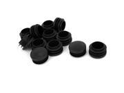 Global Bargains 12 Pcs Antislip Plastic Round 23mm x 35mm Chair Foot Cover Table Furniture Leg Protector Balck Global Bargains 12 Pcs Antislip Plastic Round 23mm x 35mm Chair Foot Cover Table Furniture Leg Protector Balck