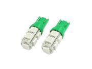 Unique Bargains Unique Bargains 2 Pcs Auto Car Green T10 W5W 194 168 9 5050 SMD LED light Lamp Bulb DC 12V Unique Bargains Unique Bargains 2 Pcs Auto Car Green T10 W5W 194 168 9 5050 SMD LED light Lamp Bulb DC 12V