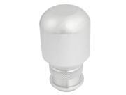 Silver Tone Round Metal Car Vehicle Motor Gear Shift Knob Shifter Silver Tone Round Metal Car Vehicle Motor Gear Shift Knob Shifter