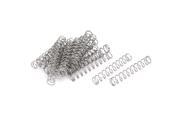 0.7mmx7mmx40mm 304 Stainless Steel Compression Springs Silver Tone 20pcs 0.7mmx7mmx40mm 304 Stainless Steel Compression Springs Silver Tone 20pcs