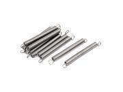 0.5mmx6mmx60mm 304 Stainless Steel Tension Springs Silver Tone 10pcs 0.5mmx6mmx60mm 304 Stainless Steel Tension Springs Silver Tone 10pcs