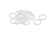 20mmx16mmx2mm PTFE Round Shaped Flat Washer Gasket Ring White 20pcs 20mmx16mmx2mm PTFE Round Shaped Flat Washer Gasket Ring White 20pcs
