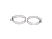 2pcs 33-57mm Clamping Range 12mm Width Stainless Steel Hose Clamp 2pcs 33-57mm Clamping Range 12mm Width Stainless Steel Hose Clamp