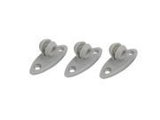 PA66 Gas Spring Strut Joint Connector End Fitting Gray 3pcs PA66 Gas Spring Strut Joint Connector End Fitting Gray 3pcs