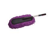 Microfiber Telescoping Handle Car Wax Brush Dirt Cleaning Mop Duster Tool Purple Microfiber Telescoping Handle Car Wax Brush Dirt Cleaning Mop Duster Tool Purple