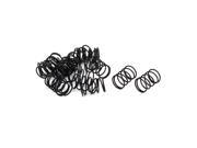 1.2mm Wire Dia 17mm Outer Diameter 25mm Long Compression Springs Black 20pcs 1.2mm Wire Dia 17mm Outer Diameter 25mm Long Compression Springs Black 20pcs