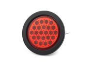 Unique Bargains DC 24V Truck Trailer 5 Dia Round Shaped Red 24-LEDs Brake Stop Tail Light Unique Bargains DC 24V Truck Trailer 5 Dia Round Shaped Red 24-LEDs Brake Stop Tail Light