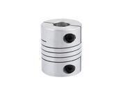 25mm Dia 10mm to 12mm Aluminum Alloy Spline Shaft Flexible Helical Coupling 25mm Dia 10mm to 12mm Aluminum Alloy Spline Shaft Flexible Helical Coupling