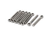 M10x80mm 304 Stainless Steel Machine Shoulder Lifting Eye Bolt Fastener 12pcs M10x80mm 304 Stainless Steel Machine Shoulder Lifting Eye Bolt Fastener 12pcs