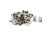 26mmx14mm Picture Photo Frame Metal Spring Turn Clip Hanger Siver Tone 30pcs 26mmx14mm Picture Photo Frame Metal Spring Turn Clip Hanger Siver Tone 30pcs