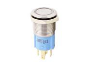 12V 16mm Thread Dia White LED Angle Eyes Momentary Metal Pushbutton Switch 12V 16mm Thread Dia White LED Angle Eyes Momentary Metal Pushbutton Switch