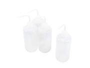 5Pcs 500mL Capacity Bent Tip Clear White Washing Cleaning Squeeze Bottle Holder 5Pcs 500mL Capacity Bent Tip Clear White Washing Cleaning Squeeze Bottle Holder