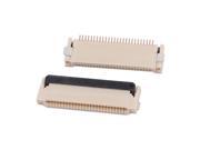 2Pcs FPC 26P 0.5mm Pitch 2mm Thick Double Sides Contact Flat Connector Socket 2Pcs FPC 26P 0.5mm Pitch 2mm Thick Double Sides Contact Flat Connector Socket