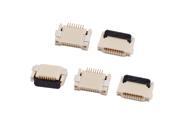 5Pcs FPC 8P 0.5mm Pitch 2mm Thick Double Sides Contact Flat Connector Socket 5Pcs FPC 8P 0.5mm Pitch 2mm Thick Double Sides Contact Flat Connector Socket