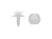 20Pcs 8mm Hole White Rivets Fastener Push Clips for Car Bumper Door Trim 20Pcs 8mm Hole White Rivets Fastener Push Clips for Car Bumper Door Trim