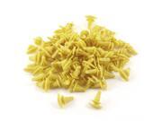 Unique Bargains 100 Pcs Vehicle Car 6 x 4mm Yellow Door Bumper Fender Plastic Rivets Retainer Unique Bargains 100 Pcs Vehicle Car 6 x 4mm Yellow Door Bumper Fender Plastic Rivets Retainer