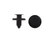 100 Pcs 8mm Dia Hole Plastic Rivets Fastener Push Clips Black for Car Auto 100 Pcs 8mm Dia Hole Plastic Rivets Fastener Push Clips Black for Car Auto