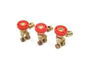 3Pcs 17mm Dia Battery Terminal Link Switch Quick Cut Off Disconnect for Auto Car 3Pcs 17mm Dia Battery Terminal Link Switch Quick Cut Off Disconnect for Auto Car