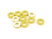 10 x Power Inductor Ferrite Ring Iron Toroidal Yellow White 18mm x 9mm x 5mm 10 x Power Inductor Ferrite Ring Iron Toroidal Yellow White 18mm x 9mm x 5mm