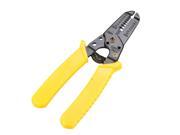 Unique Bargains 165mm Long 0.6-2.6mm Copper Electrical Wire Stripper Cutter Pliers Yellow Black Unique Bargains 165mm Long 0.6-2.6mm Copper Electrical Wire Stripper Cutter Pliers Yellow Black