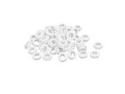 UPC 604267153532 product image for Rubber Ring Sealing Grommet Electrical Wiring Gasket White 9mm Inner Dia 50pcs | upcitemdb.com