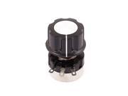 RV24 B204 Rotary Carbon Film Potentiometer 200K Ohm Adjustable Resistance w Cap RV24 B204 Rotary Carbon Film Potentiometer 200K Ohm Adjustable Resistance w Cap