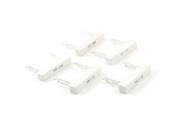 5 PCS 10W 12 Ohm Wire Wound Ceramic Cement Resistor White 5 PCS 10W 12 Ohm Wire Wound Ceramic Cement Resistor White