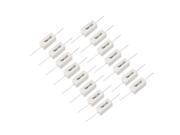 5W 1 Ohm Power Resistor Ceramic Cement Resistor Axial Lead 15 Pcs White 5W 1 Ohm Power Resistor Ceramic Cement Resistor Axial Lead 15 Pcs White