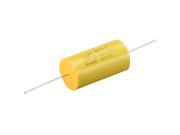 Film Capacitor 100V DC 6.8uF Axial Polypropylene Film Capacitor for Audio Divider Yellow Film Capacitor 100V DC 6.8uF Axial Polypropylene Film Capacitor for Audio Divider Yellow