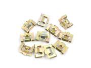 Car Dashboard Retainer Console Instrument Panel Metal Clips 20.5 x 16mm 10pcs Car Dashboard Retainer Console Instrument Panel Metal Clips 20.5 x 16mm 10pcs