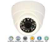 1 3 CMOS 24IR LED 3.6mm 1000TVL Indoor Security CCTV Camera Night Vision White
