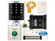 DIY Access Control Waterproof Keypad Office RFID Entry System Electric Magnetic Door Lock NC Fail Safe