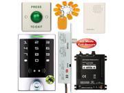 DIY Access Control Waterproof Keypad Office RFID Key Ring Entry System Electric Bolt Door Lock NO Fail Secure