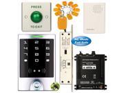 DIY Access Control Waterproof Keypad Office RFID Home Entry System Electric Bolt Door Lock NC Fail Safe