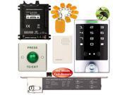 DIY Access Control Waterproof Keypad Office RFID Security Entry System Electric Bolt Door Lock NO Fail Secure