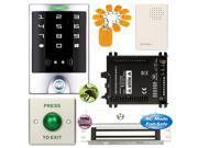 DIY Access Control Waterproof Keypad Office RFID Entry System Electric Magnetic Door Lock NC Mode Fail Safe