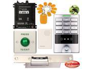 DIY Access Control Waterproof Keypad Office RFID Home Entry Code System Kit Electric Strike Lock NO Fail Secure