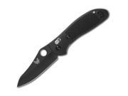 Benchmade 550BKHG Griptilian 3.45 Black Plain Folding Knife Blade Black Handle