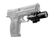 Surefire X400 LED Weaponlight and Laser Pistol 500 Lumens White Light Output with Red Laser Picatinny Black X400 A