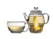 Teaposy Blooming Tea Charme Gift Set Glass Teapot Cup with Tea